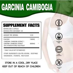 Ausreson Bitkisel Takviyeler Garcinia Cambogia Ekstresi Hapları Düz Göbek Zayıflama Ürünleri Garcinia Cambogia Kapsülleri - Product Image 2