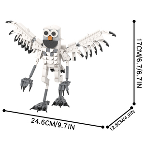 MOOXI <span class=keywords><strong>Game</strong></span> MOC1670-1673 le Hibou Ram, Animaux Hostiles, Mamouth, Entités Secrètes, Blocs de Construction, Jouets Éducatifs pour Enfants - Product Image 3