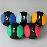 Ballon de gymnastique en caoutchouc antidérapant texturé de 1 à 10 kg pour CrossFit, entraînement du tronc, salle de sport et fitness à domicile – Vente en gros usine
