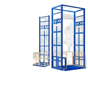 Kustom 3m 6m 10m barang <span class=keywords><strong>lift</strong></span> listrik <span class=keywords><strong>lift</strong></span> platform angkat untuk orang kargo bahan kecil pengangkat kargo - Product Image 1