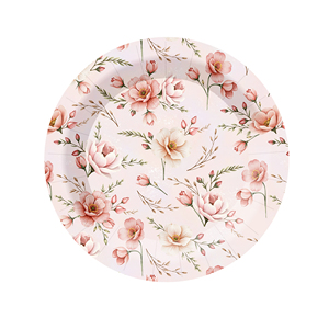 DAMAI 2025 Nuevo Diseño de Artículos para Fiestas con Temática Floral, con Platos de Papel Desechables, Servilletas y Juego de Vajilla para Fiestas de Té - Product Image 5