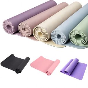Tapis de yoga personnalisés antidérapants, écologiques, en caoutchouc naturel, forme ovale, tapis de yoga personnalisés en PU - Product Image 1