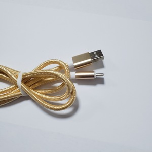 Câble de charge de type C tressé en nylon, 2,5 m, charge rapide pour Android, argent, bleu, rose, or, noir - Product Image 3