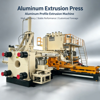 Machine d'extrusion d'aluminium 1100T pour la fabrication de cadres de panneaux solaires