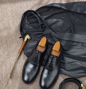 Nouvelles Chaussures Mocassins Respirantes en Cuir de Vachette 2025 pour Hommes – Idéales pour le Bureau et la Carrière, Chaussures Plates Rehaussantes pour l'Automne - Product Image 4