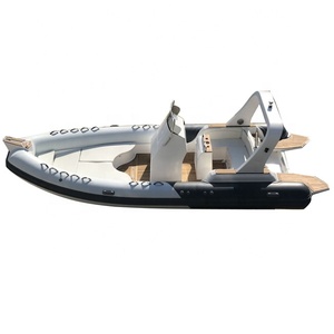<span class=keywords><strong>Bateau</strong></span> pneumatique de luxe à coque en fibre de verre de 22,5 pieds (680 cm) avec Hypalon/Orca/PVC pour la famille - Product Image 3