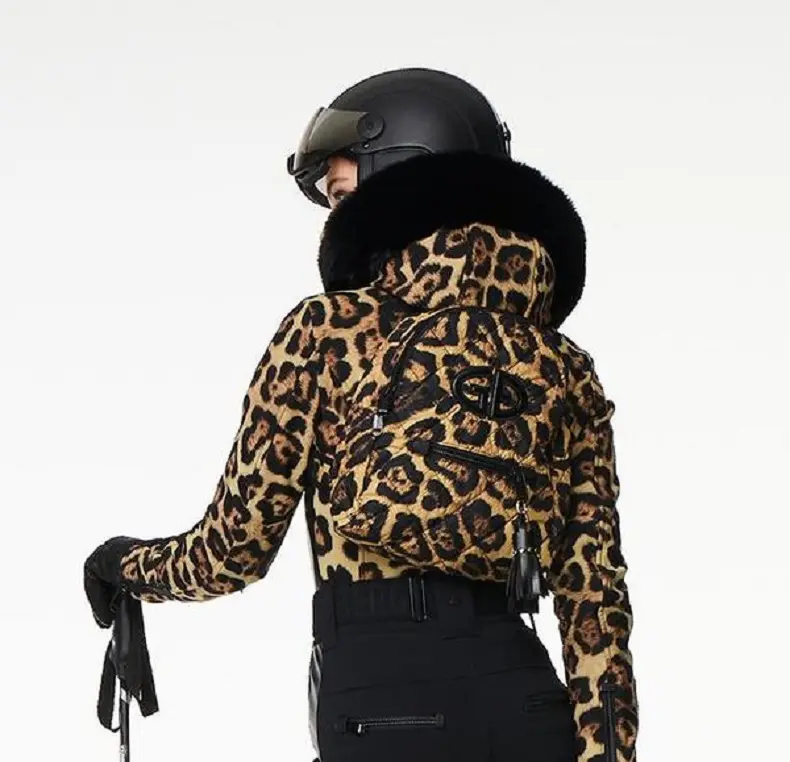 最高品質のファッショナブルなデザインヴィンテージ防水防雪スキーワンシーデザイナー女性のための雪服スキーウェア販売