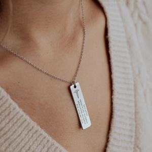 Collar con Placa de Identificación Médica Personalizada, Collar de Alerta Médica para Diabetes, Autismo, Joyería con Etiqueta Personalizable - Product Image 6