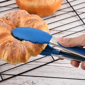 Hot Sales 9 Inch High Temperature Resistance Professional Kitchen <strong>Tongs</strong> Silicone Food Cooking Kitchen <strong>Tongs</strong> <strong>Salad</strong> - Product Image 4