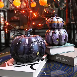 Redeco Halloween Party Accessories Resin Pumpkin For Halloween Decorations