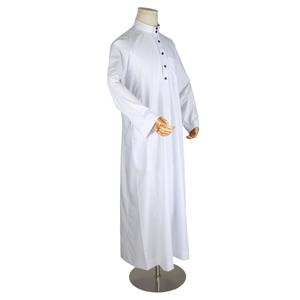 Vestido étnico árabe de <span class=keywords><strong>Alharamain</strong></span> para hombre, de Gamis caftán, Pria, Jubah, Abaya, Jalabya, ropa islámica de Ramadán, color blanco - Product Image 5