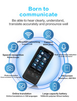 Traducteur audio de langue T18 138 dispositif de traduction en ligne double bande WIFI Photo 17 traducteur vocal de poche intelligent hors ligne