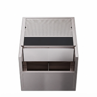 Dibuat Sesuai Pesanan 77L Icewell Ice Bin Ice Dispense SS304 SS316 Peralatan Bar Perabotan Bar Hotel Pub Kedai Kopi Meja Bar
