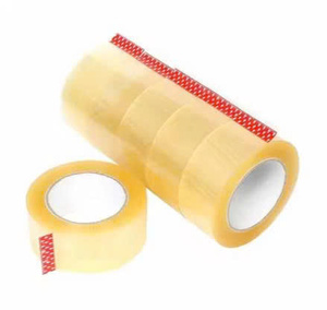 Ruban adhésif acrylique BOPP de haute qualité en format rouleau jumbo, simple face, pour l'étanchéité des cartons lourds et la personnalisation d'impression OEM - Product Image 1