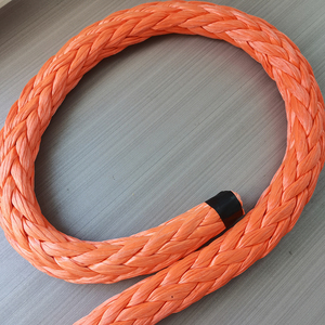 Yüksek mukavemetli 10mm 12mm 12 Strand Fiber Fiber örgü hattı deniz yelken halat yat - Product Image 2