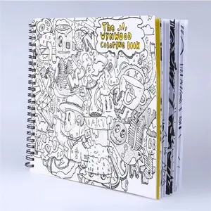 environment-friendly paper custom coloring books child color filling book for kids