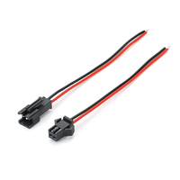Konektor JST SYP 2.0 Male Female Pigtail Sepasang Kabel Merah Hitam Ujung Terbuka untuk RC Lipo Balance Charger DIY OEM