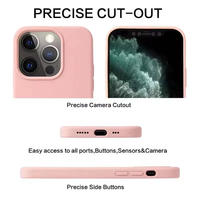 Funda de Silicona para Teléfono con Interior de Microfibra, Logotipo Personalizado, Carcasa Trasera de Silicona para iPhone 17 16 15 14 13 12 11 PLUS PRO MAX, Diversos Colores