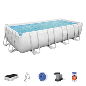 <span class=keywords><strong>Bestway</strong></span> 56465 super grande <span class=keywords><strong>piscine</strong></span> pour enfants adultes <span class=keywords><strong>piscine</strong></span> d'été 5.49m x 2.74m x 1.22m avec couvercle, échelle, pompe - Product Image 5