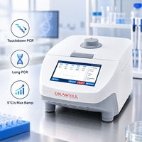 Système PCR à écran tactile Drawell TC1000-S+ 5 ℃   Amplificateur PCR à gradient de 96 puits, chauffage et refroidissement ultra-rapides, pour la recherche moléculaire