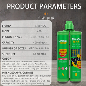 Hai thành phần trắng Epoxy dính pastel giống như gạch vữa cho xây dựng giao thông vận tải chế biến gỗ & đóng gói Sealant - Product Image 3
