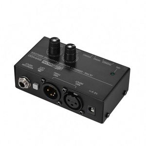 Ultra Compact Monitor Earphone Amplifier Amp With <b>XLR</b> <b>Microphone</b> Input 6.35mm Monitor Input 6.35mm & 3.5mm Headphone - Product Image 2