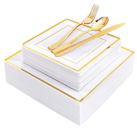 Scratch-proof Plastic Dish and Smooth-surface Plastic Plate Plus Frequent-use Plastic Plate for Cafe Daily Service