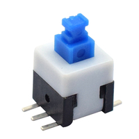 Soporte DE COMPRA integral, interruptor de personalización, parche SMT de soldadura Pcb, tecla de botón de cabeza plana de 8*8mm, interruptor sin bloqueo