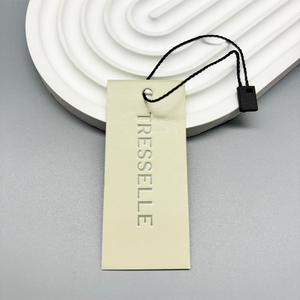 Etiquetas colgantes personalizadas con logotipo de marca privada, etiquetas de papel para ropa con indicación de talla y etiquetas de precio de oferta para bolsos y zapatos, con MOQ bajo. - Product Image 3