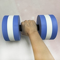 HUNLON Water Therapy Haltères-Eva Water Fitness Aquafit Haltères en mousse souple Haltères
