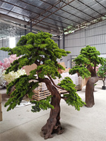 Arbres artificiels en cèdre et en pin, petit arbre artificiel en pin, plante artificielle en pin, décoration intérieure et extérieure
