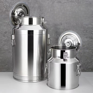 Zhenneng Fabricant Direct Solide Réservoir De Stockage Des Aliments En Acier Inoxydable Haute Qualité Grande Capacité Bidon De Lait avec Couvercle - Product Image 2