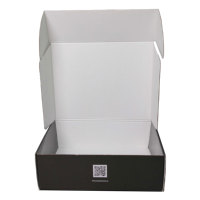 Quincaillerie de salle de bain recyclable en gros Boîte de papier ondulé Boîte de robinet d'installation imprimée avec logo personnalisé Boîtes d'expédition
