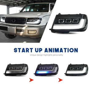Faro Delantero LED para Toyota Land Cruiser LC100 1998-2007, Conjunto de Faro Delantero de Repuesto, Modernización, Piezas de Automóvil - Product Image 3