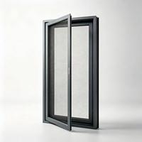 Ventanas Corredizas de Seguridad Modernas para Cocina, con Marco Delgado de Aleación de Aluminio y Malla Antirrobo de Acero Inoxidable 304