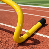 Haies d'agilité mobiles en PVC durables de niveau professionnel de 80 cm de large, ensemble de haies réglables pour l'entraînement de vitesse, équipement d'entraînement de football