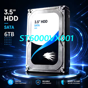 ฮาร์ดไดรฟ์ 6TB รุ่น ST6000VX001 ขนาด 3.5 นิ้ว ฮาร์ดดิสก์ภายในสำหรับ NAS NVR DVR CCTV Seagate Skyhawk ฮาร์ดไดรฟ์ภายใน 6TB - Product Image 1
