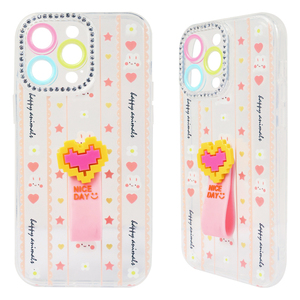 Meilleure vente housses de téléphone portable transparentes avec boucle annulaire Housse de protection unique Estuches Carcasas Para Celulares - Product Image 4