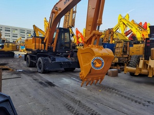 Bonne performance, excavatrice sur pneus Hyundai 210W-7 d'occasion, 21 tonnes, moteur 220LC-7, 129 kW, capacité de la benne de 0,92 m³, Chine - Product Image 5