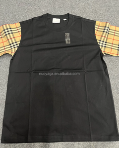 T-shirt di Alta Qualità su Misura con lo Stesso Design del Prodotto <span class=keywords><strong>B</strong></span>, con Design Patchwork sulle Maniche Corte - Product Image 1
