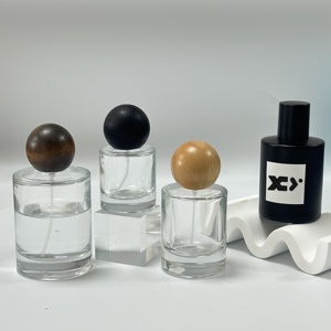 30ml 50ml <span class=keywords><strong>100ml</strong></span> Matte đen vòng sang trọng Parfum bao bì chai Spray Atomizer chai nước hoa thủy tinh với nắp màu đen và hộp - Product Image 3