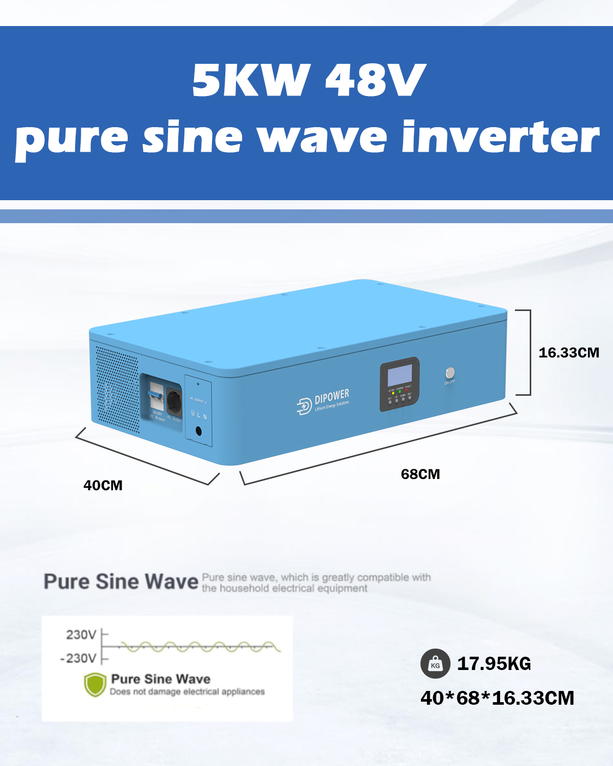 all in one inverter and lithium battery 15kwh
