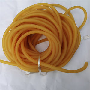 Manguera de caucho natural médica Suzhou Changzhou de 5x7 y 6x9 mm, color naranja, para torniquete y uso médico, con servicio de corte. - Product Image 4