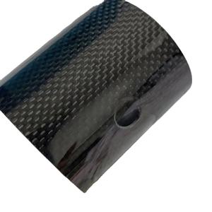 3k कार्बन फाइबर पाइप हल्के उच्च शक्ति अनुकूलित व्यास लंबाई कार्बन फाइबर ट्यूबिंग - Product Image 1