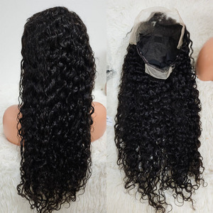Promotion Letsfly 78$ Perruques frontales 26 pouces de haute qualité 100% cheveux humains 10A Noir & Body Wave 13x4 Dentelle transparente Jerry Curly & Water Wave - Product Image 5