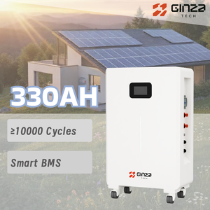 Batterie au lithium murale Ginza Gen5 51.2V 330Ah 15kWh Split IP65, 10000 cycles, stockage d'énergie solaire domestique CAN - Product Image 2