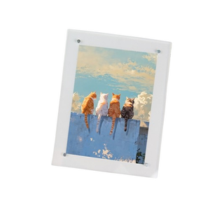 Acrylic Mini Magnetic Photo <b>Frames</b> for Refrigerator 2 <b>X</b> 3, Double Sided Fridge Magnetic Picture <b>Frame</b> Clear Magnetic Photo <b>Frame</b> - Product Image 2