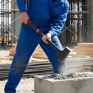 Martillo Octagonal Sólido Resistente a Impactos de Alta Resistencia |   Martillo Integrado de Una Pieza para Construcción, Demolición y Uso Doméstico - Product Image 6