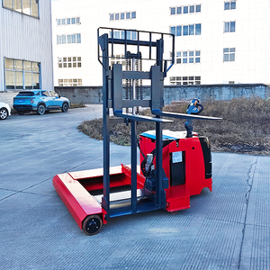 Carretilla elevadora eléctrica de pasillo estrecho de tres vías de 3 vías 1T 1,5 T 1,6 T apilador eléctrico altura de elevación 7,5 m <span class=keywords><strong>8M</strong></span> 9m 10m carretilla elevadora eléctrica - Product Image 3
