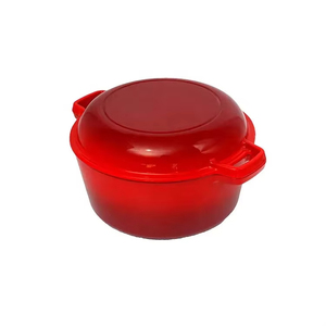 Bán Buôn 2-Trong-1 Đúc Sắt Nướng Vòng Hà Lan Nồi Với Nướng Pan Đúc Nồi Sắt Vòng Bánh Mì Pan - Product Image 4